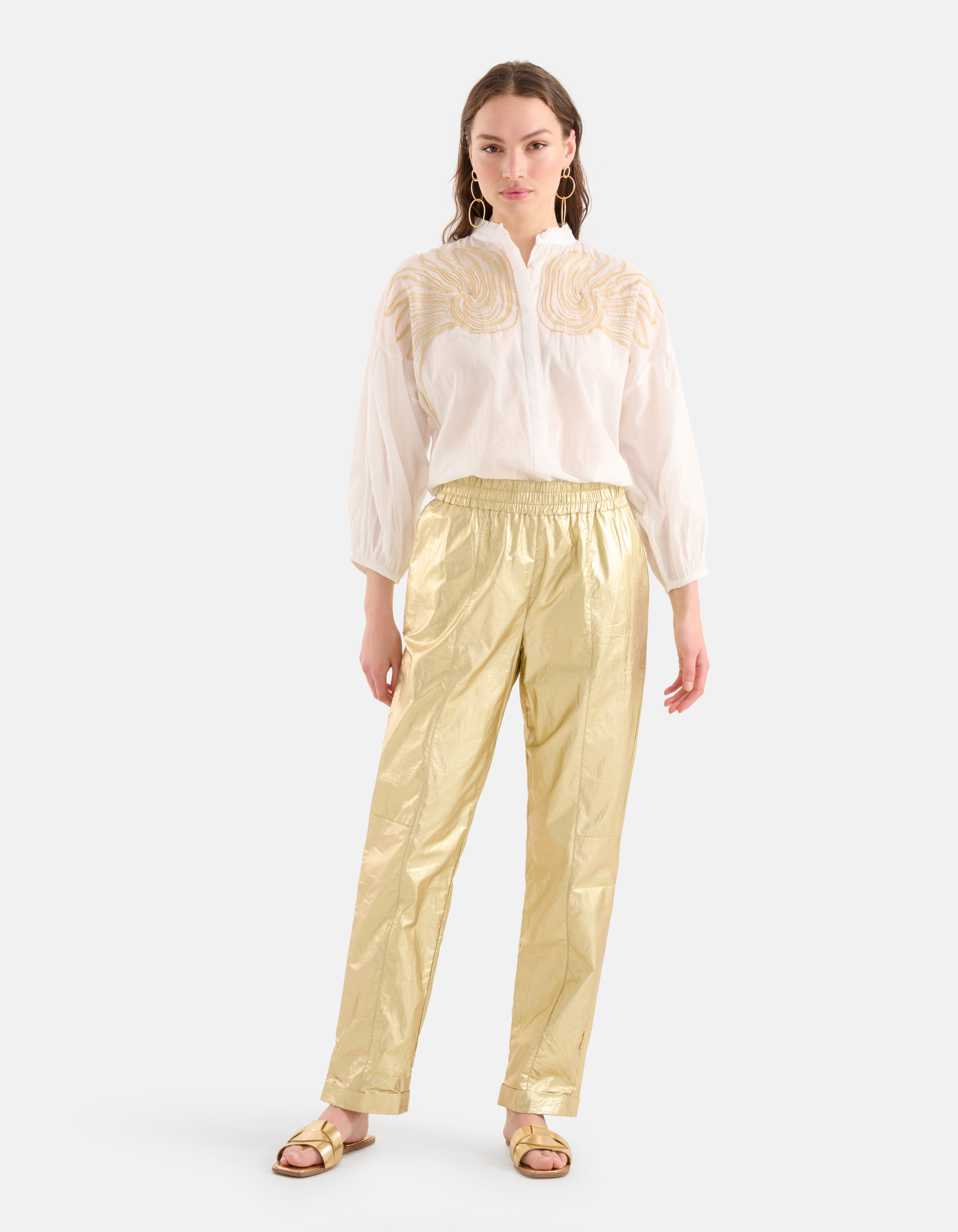 Metallischer Jogger Gold SHOEBY WOMEN