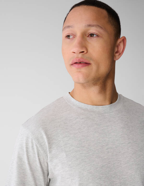 Logo Artwork T-Shirt Hellgrau SHOEBY MEN