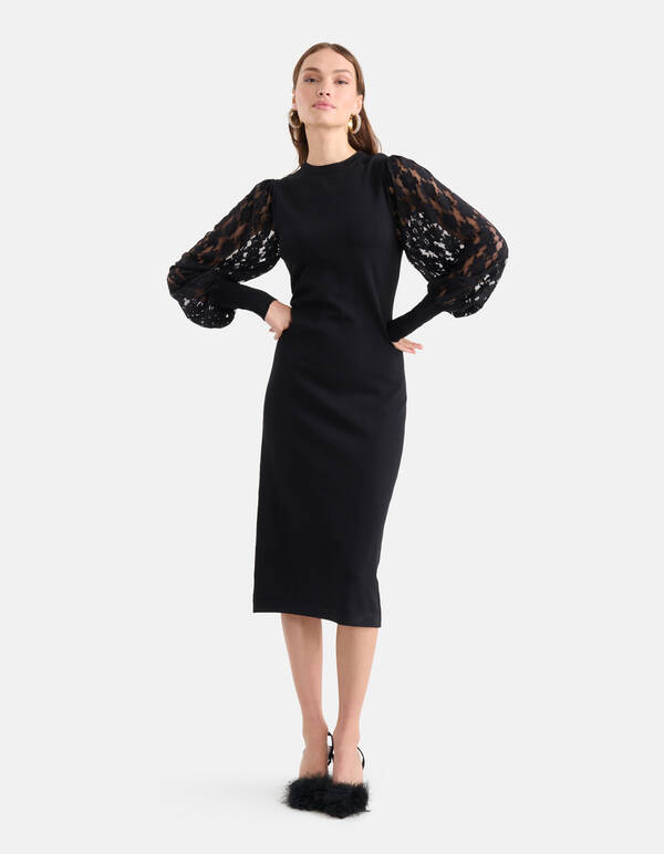 Spitzenkleid Schwarz SHOEBY WOMEN