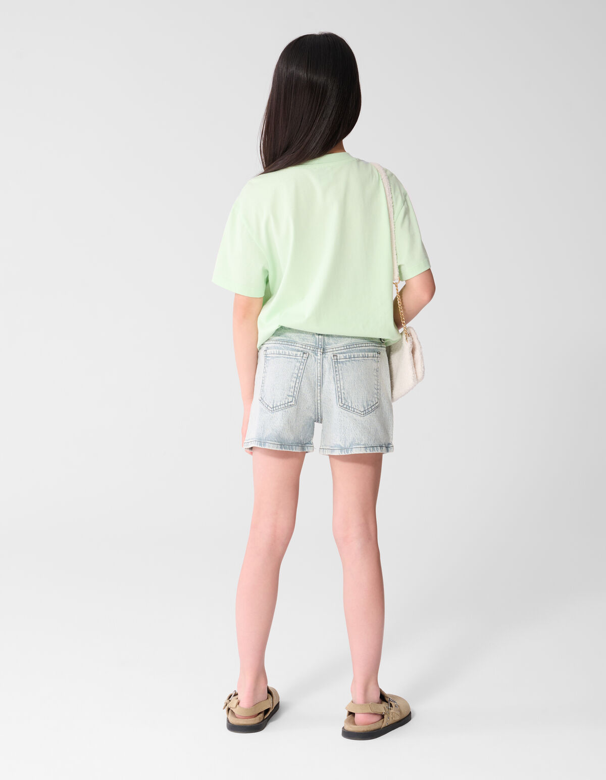 Obstmarkt Kunst T-Shirt Hellgr&uuml;n SHOEBY GIRLS