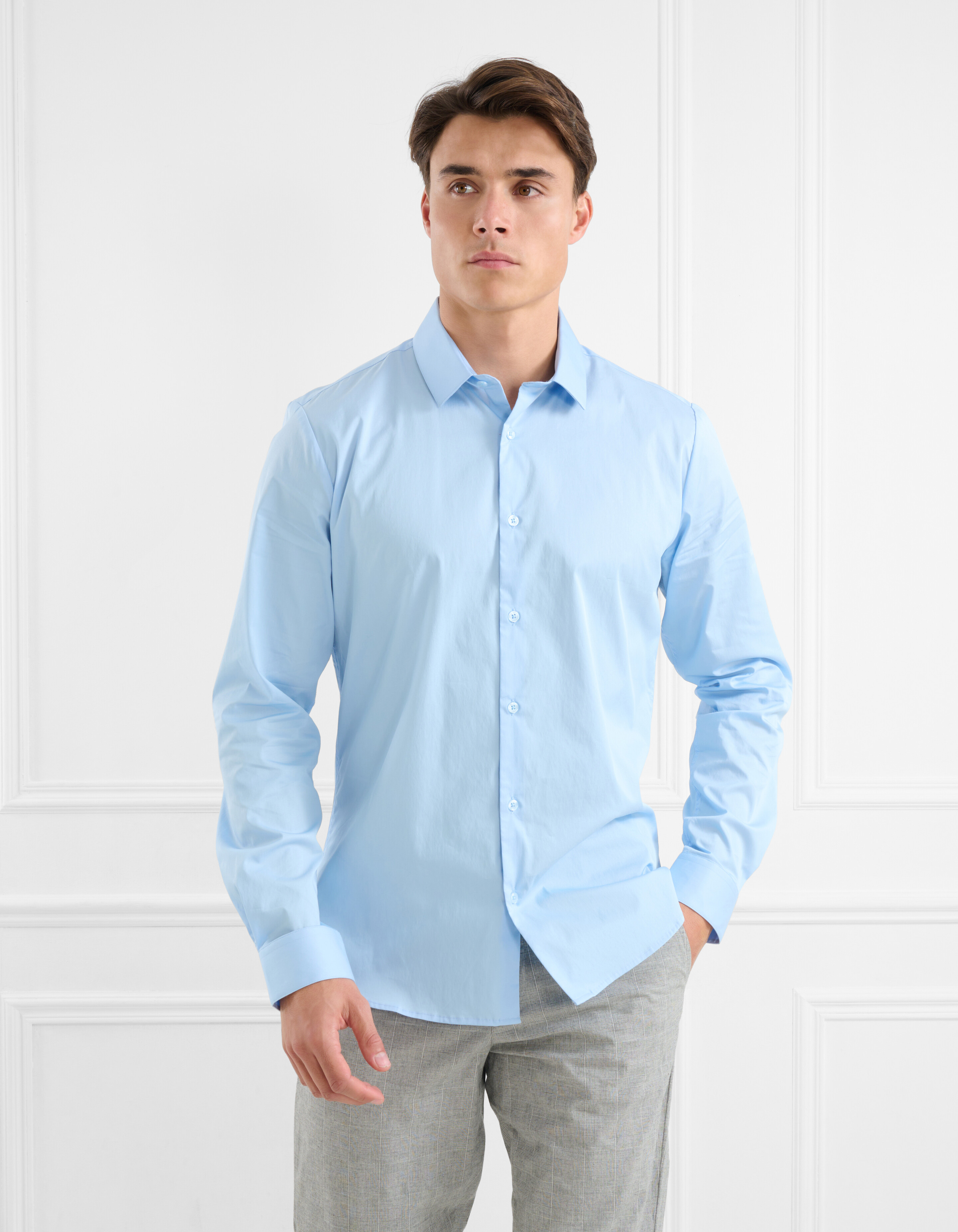 Basic Hemd Hellblau SHOEBY MEN