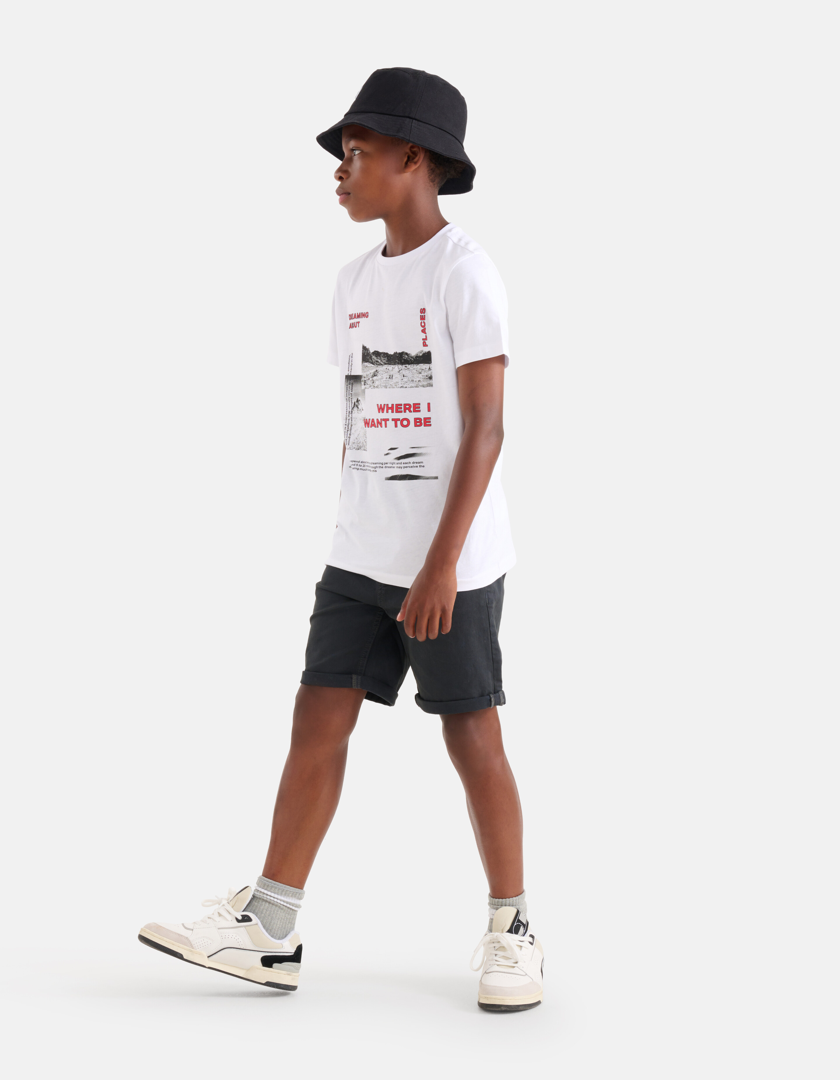 Artwork T-shirt Weiß SHOEBY BOYS