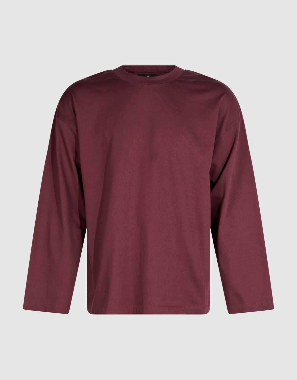 Basic Relaxed Fit Langarmshirt Rot SHOEBY MEN