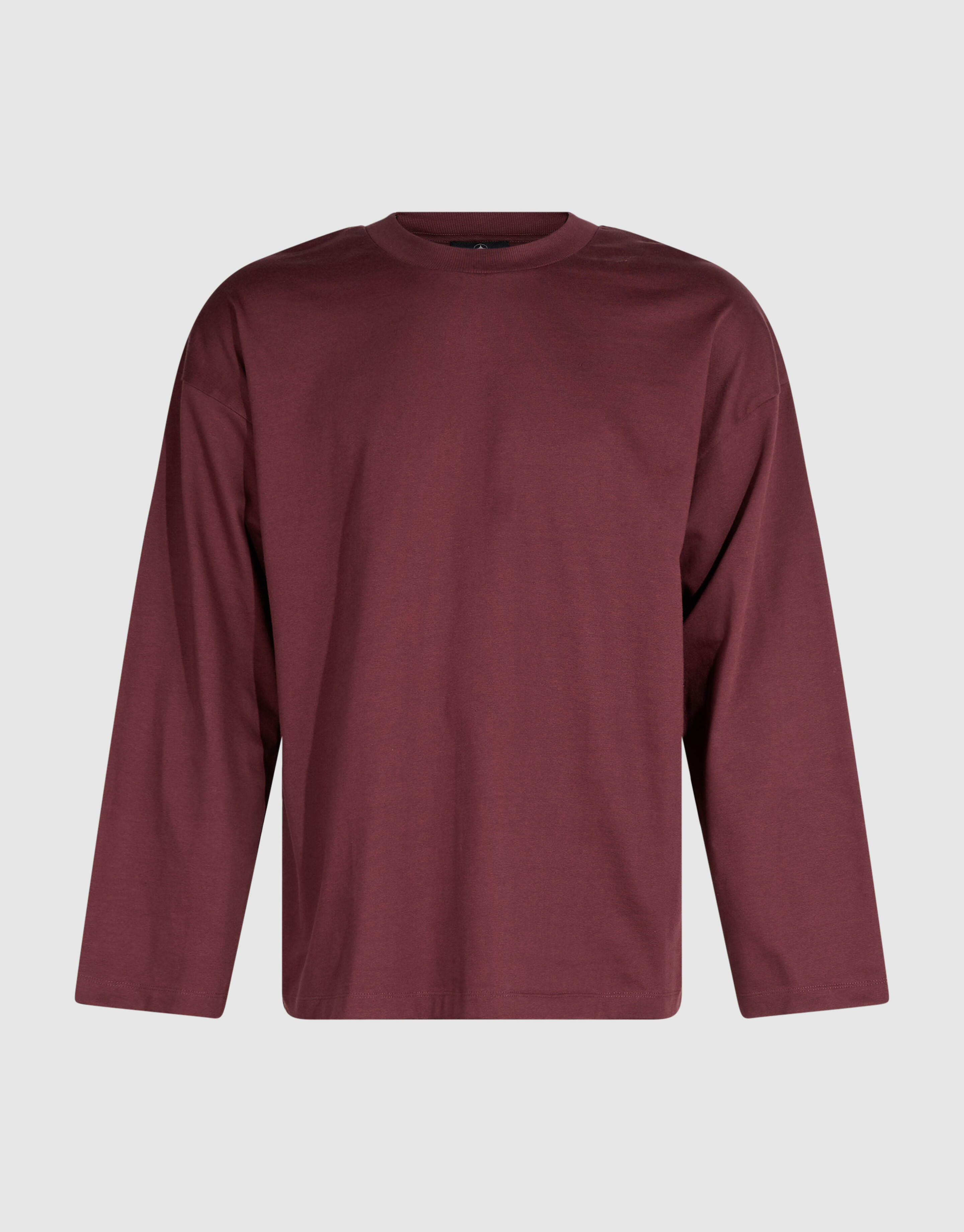 Basic Relaxed Fit Langarmshirt Rot SHOEBY MEN