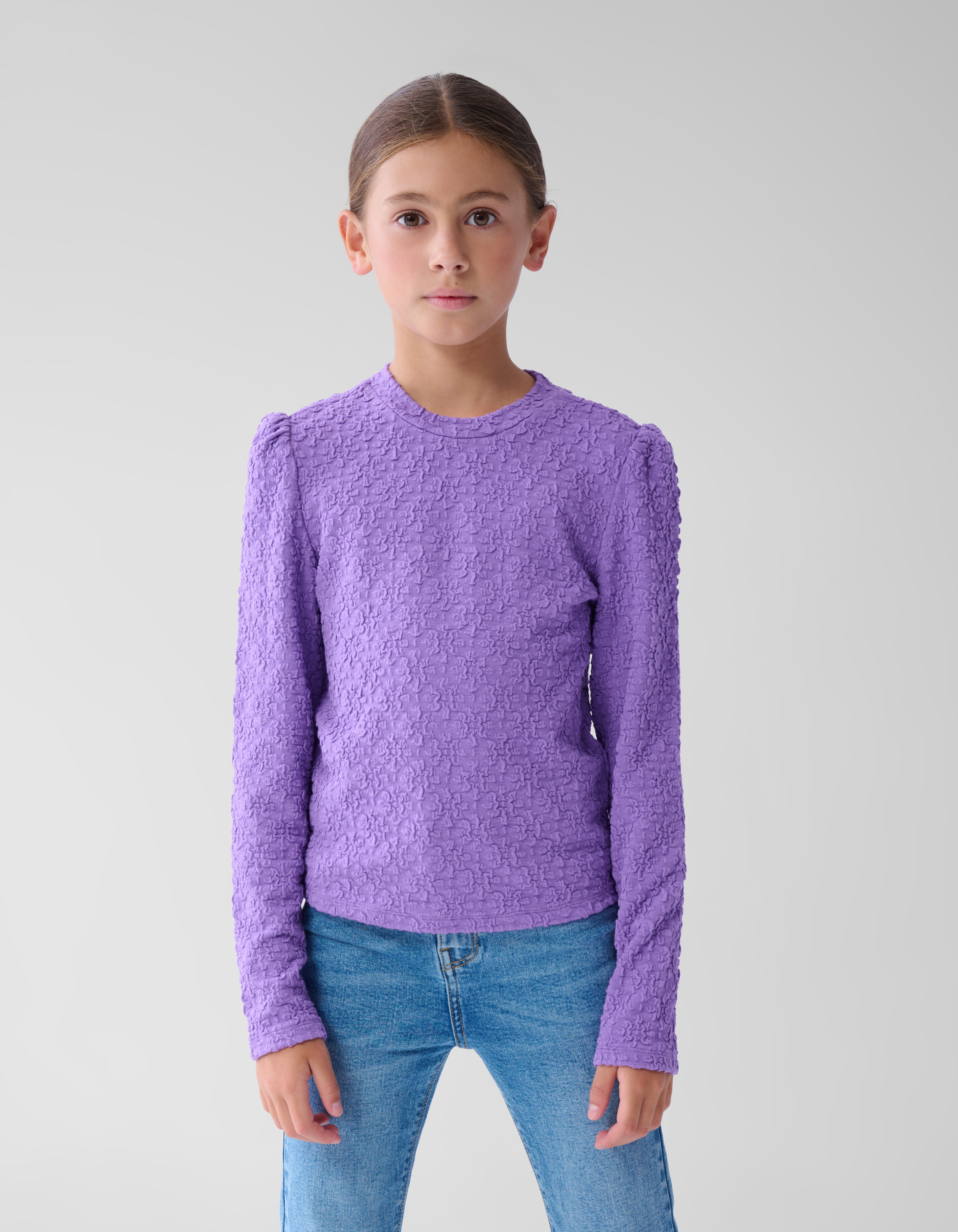 Strukturiertes Top Lila SHOEBY GIRLS