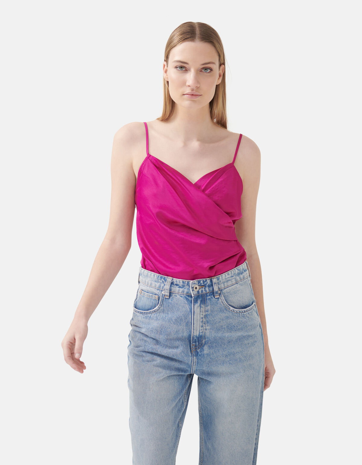 Satin-Singlet Dunkelrosa SHOEBY WOMEN