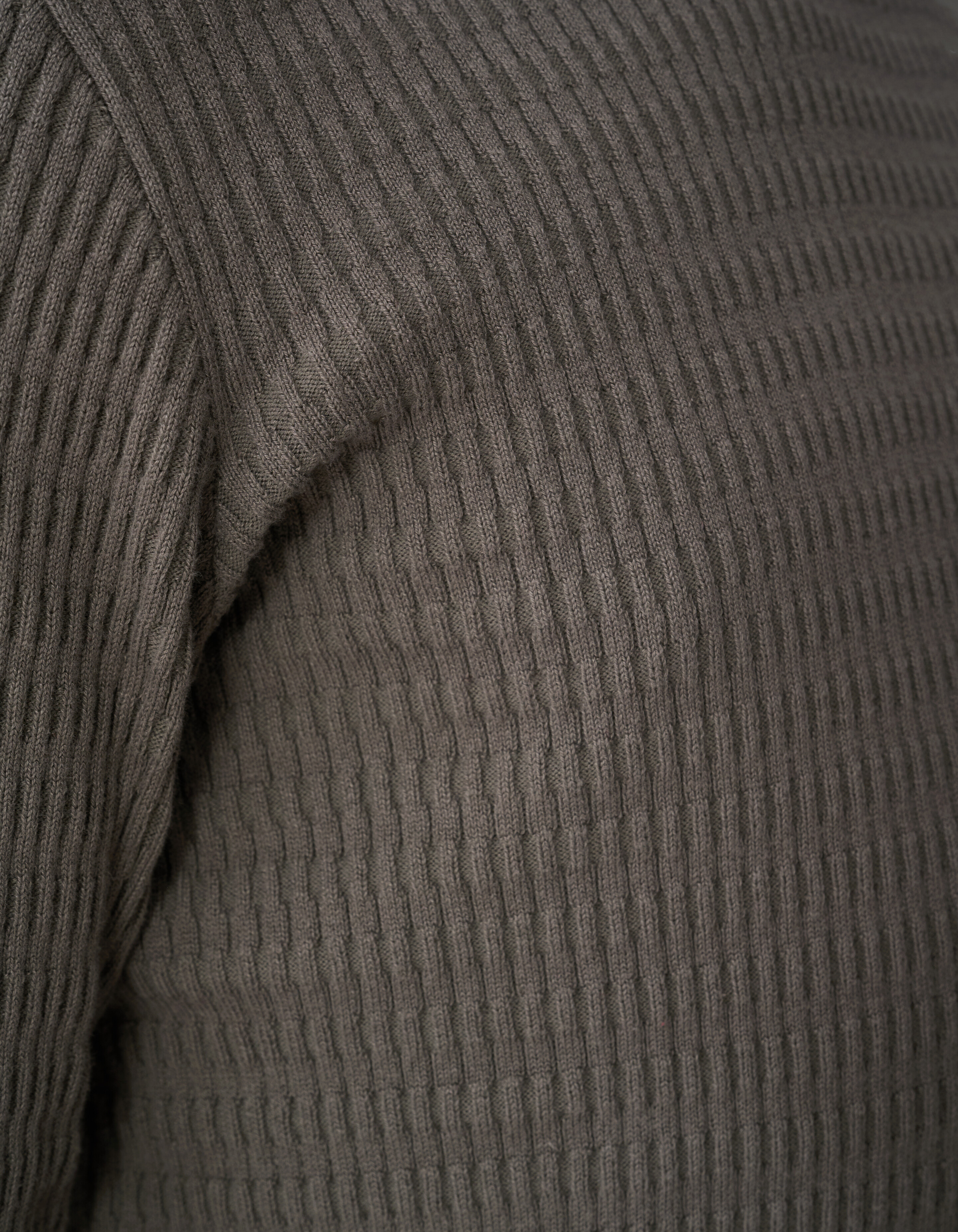 Strukturpullover Dunkelgrün SHOEBY MEN