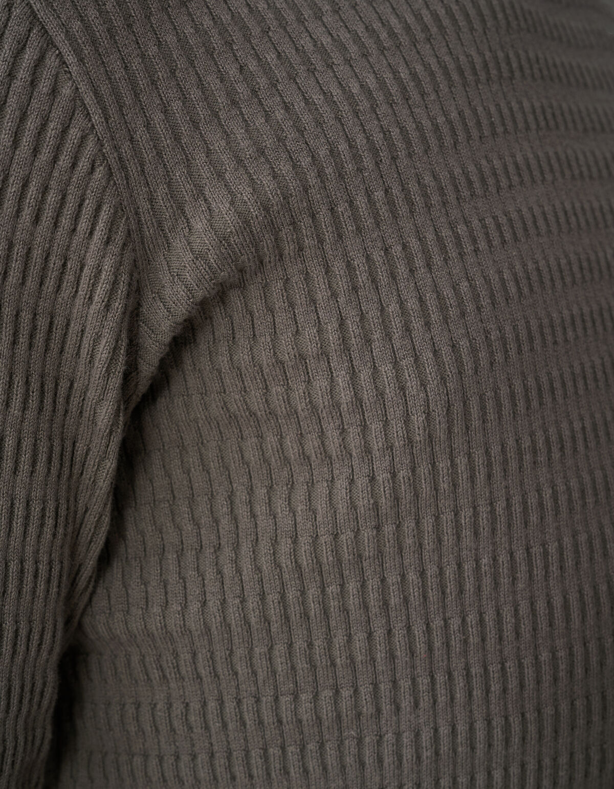 Strukturpullover Dunkelgrün SHOEBY MEN