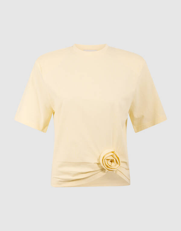 Blumen-T-Shirt Gelb SHOEBY WOMEN