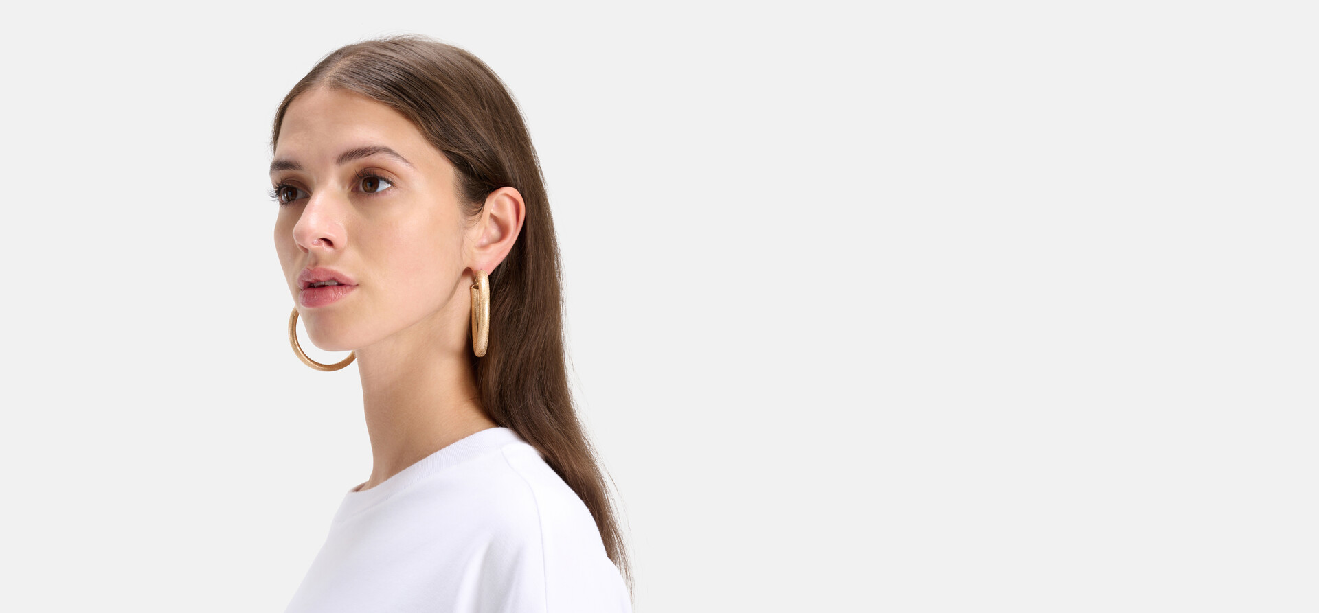 Große Creolen Ohrringe SHOEBY ACCESSOIRES