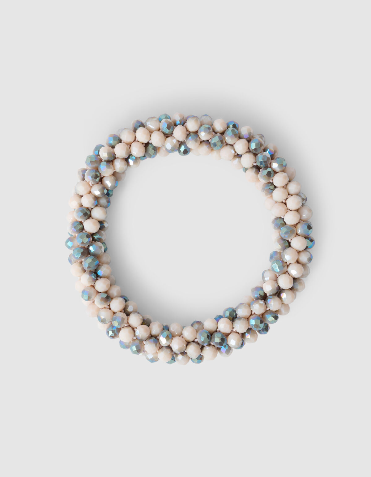 Beaded Hair Elastic Light Grey SHOEBY ACCESSOIRES