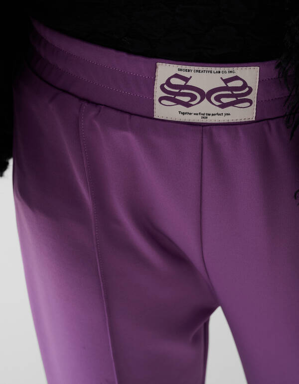 Sportliche Hose mit weitem Bein in Lila SHOEBY GIRLS