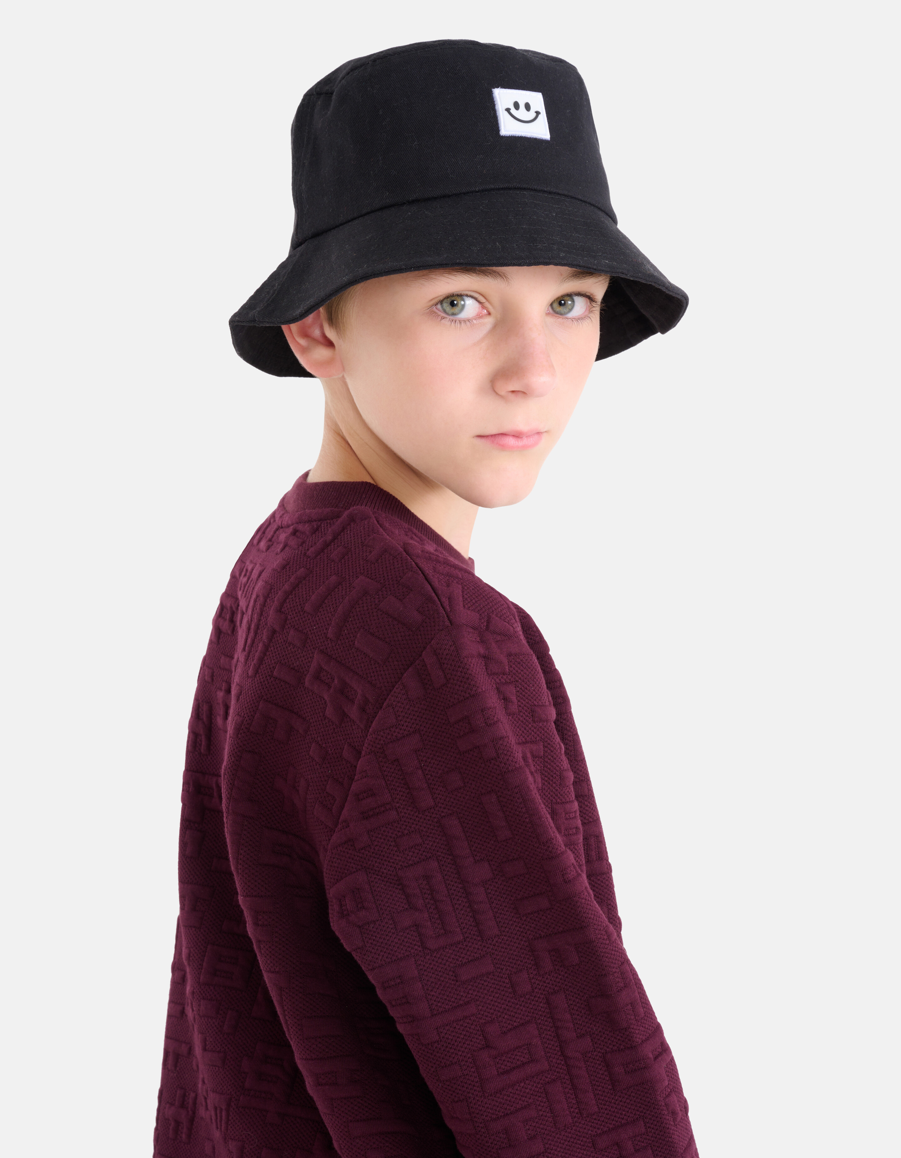 Struktur Pullover Bordeaux SHOEBY BOYS