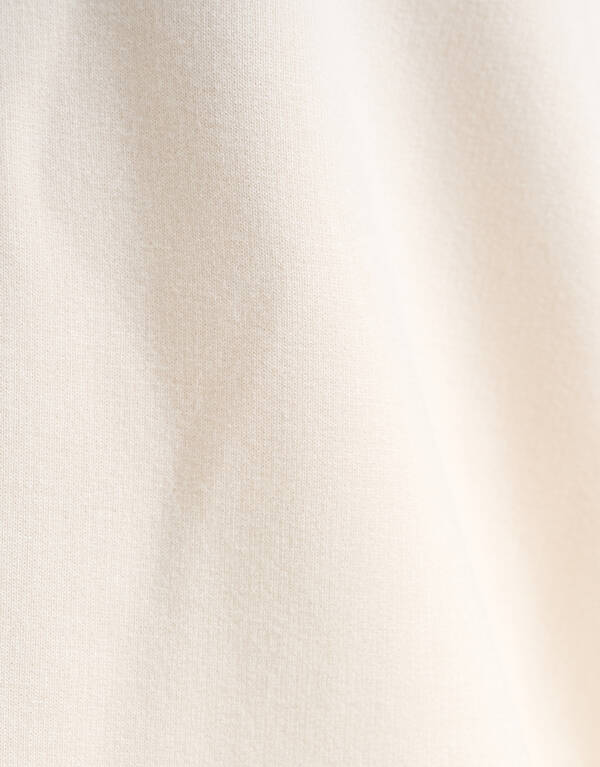Basic Oberteil in Übergröße Off White SHOEBY WOMEN