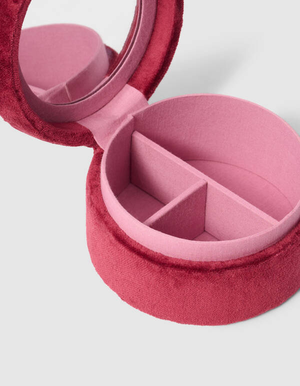 Velvet Schmuckkästchen Rot/Hellrosa SHOEBY ACCESSOIRES