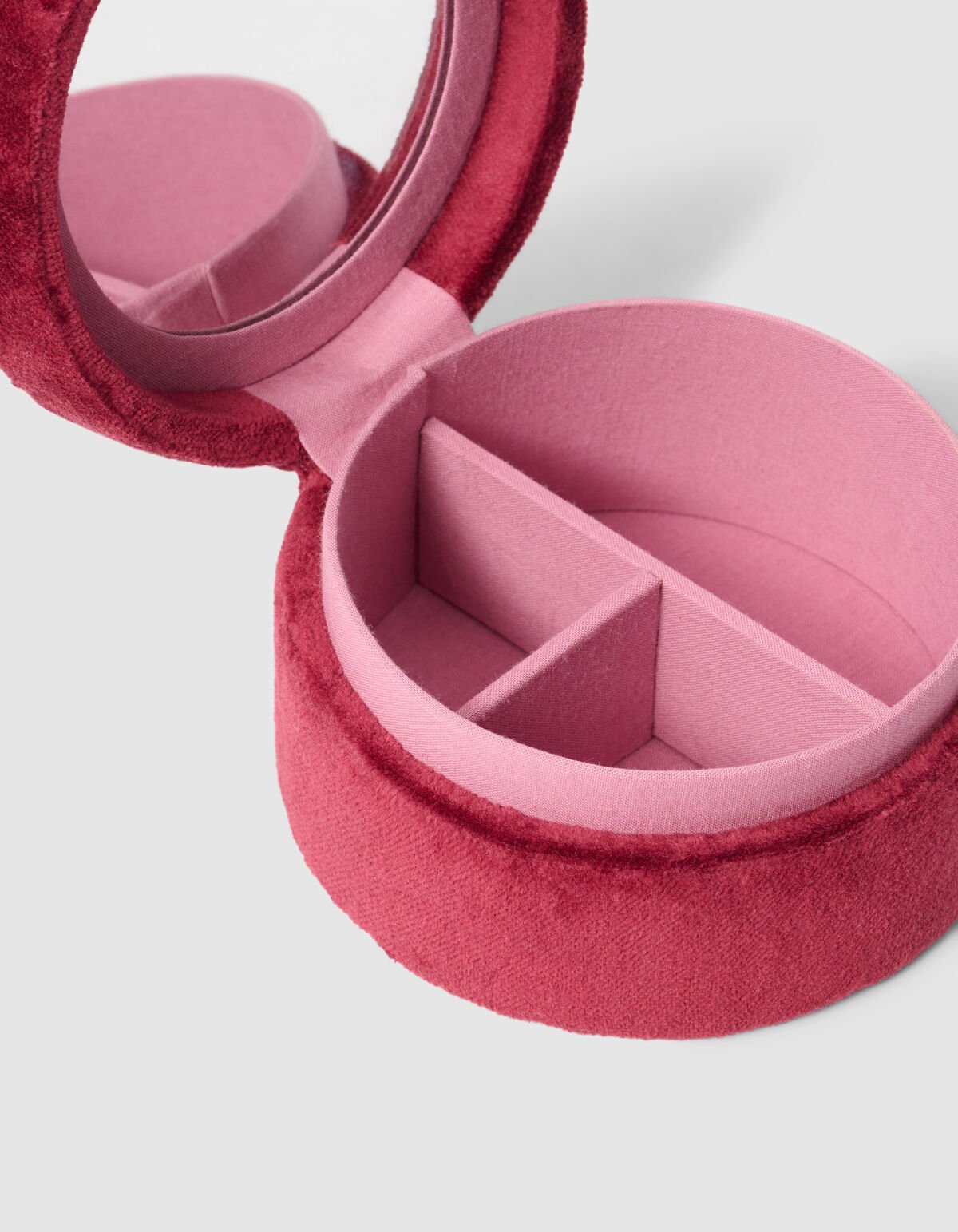 Velvet Schmuckkästchen Rot/Hellrosa SHOEBY ACCESSOIRES