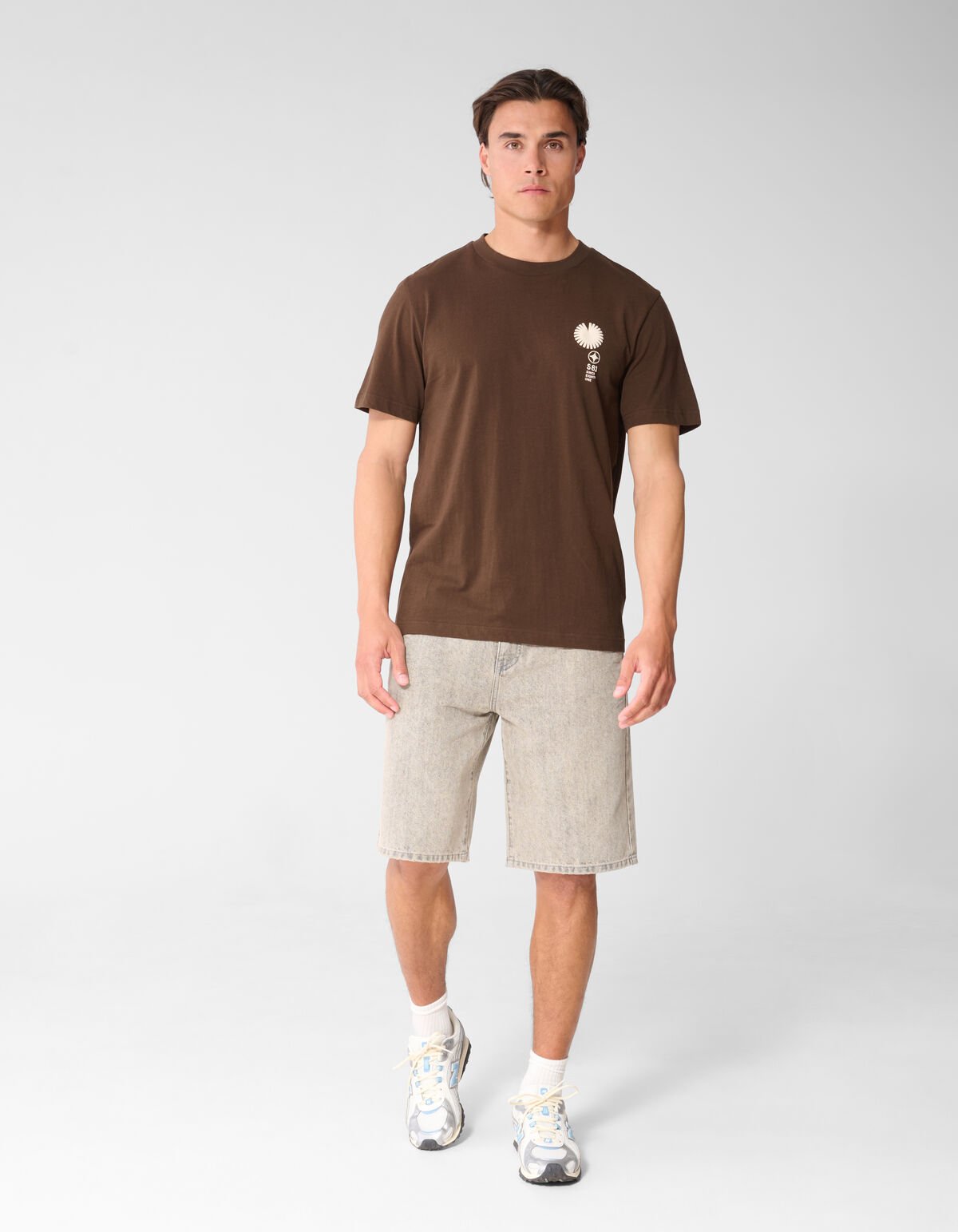 Radar Artwork T-Shirt Dunkelbraun SHOEBY MEN