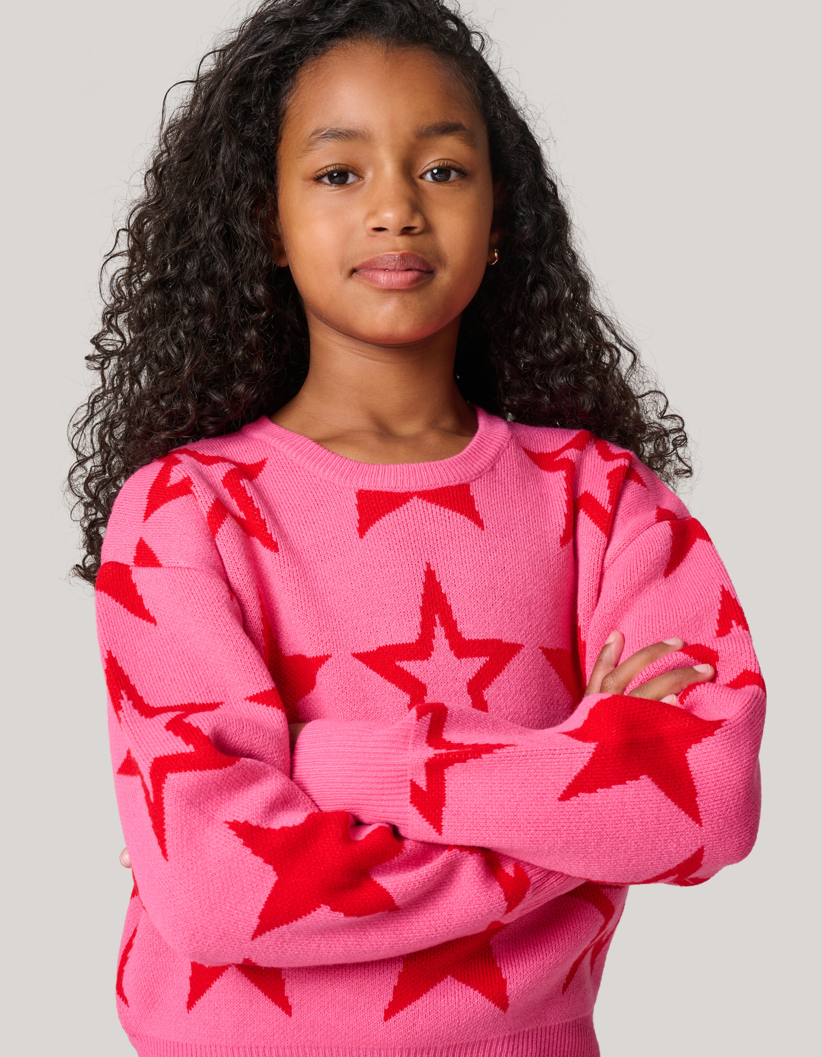 Bedruckter Pullover Rosa SHOEBY GIRLS