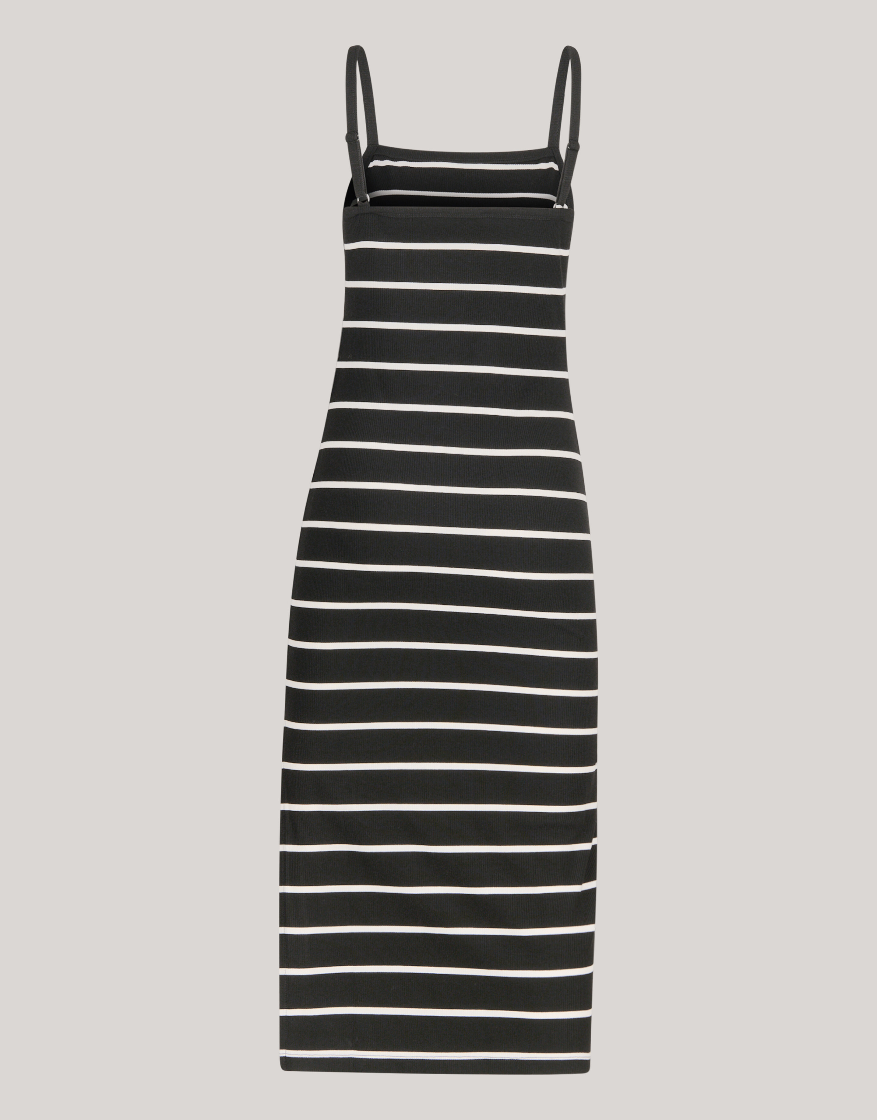 Gestreiftes Midikleid Schwarz/Weiß SHOEBY WOMEN
