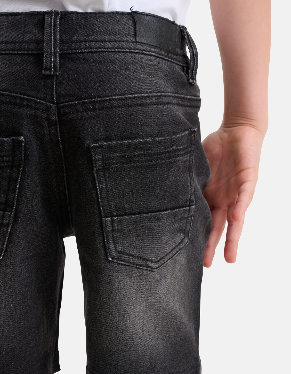 Denim Short Grijs SHOEBY BOYS