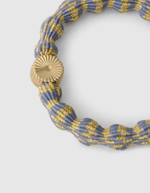 Wave Lurex Haarband Blau/Gelb SHOEBY ACCESSOIRES