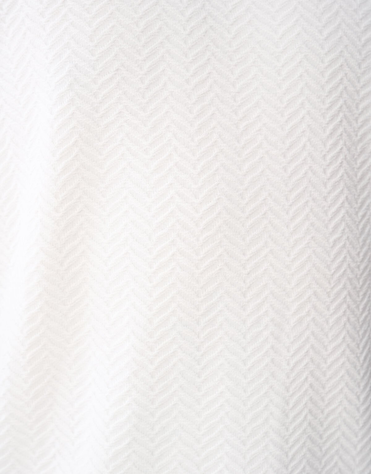 Texturiertes Jacquard-T-Shirt Off White SHOEBY MEN