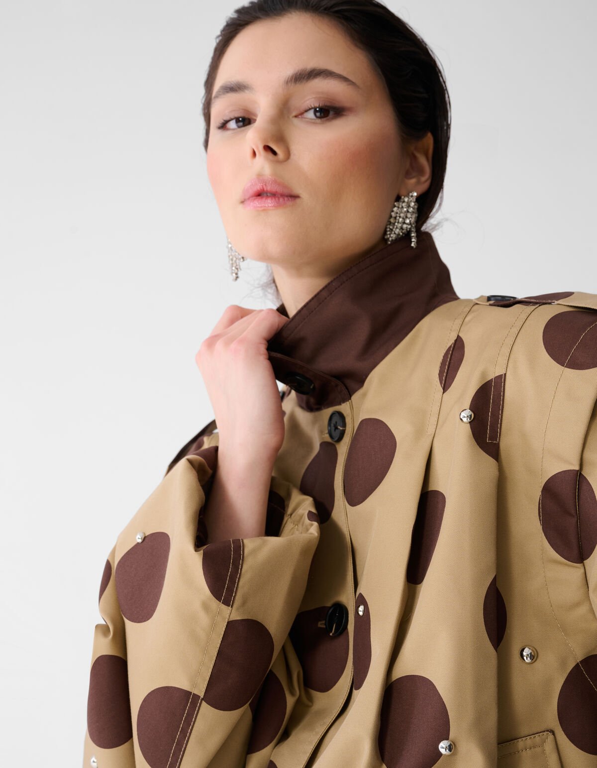 Studs Polkadot Jack Hellbraun SHOEBY WOMEN