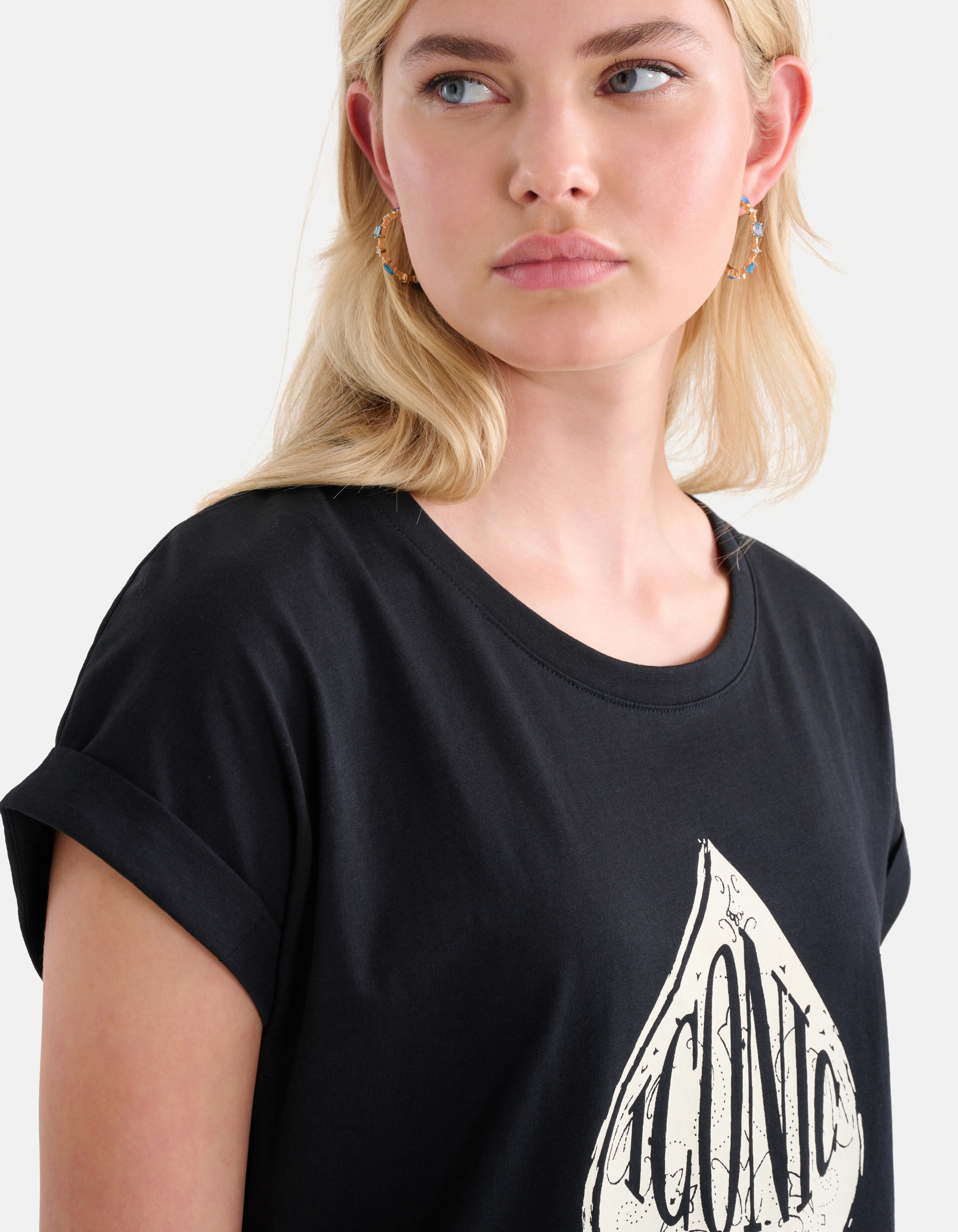 Artwork T-shirt Zwart SHOEBY WOMEN