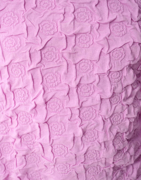 Blumen Struktur Langarm Top Rosa SHOEBY GIRLS