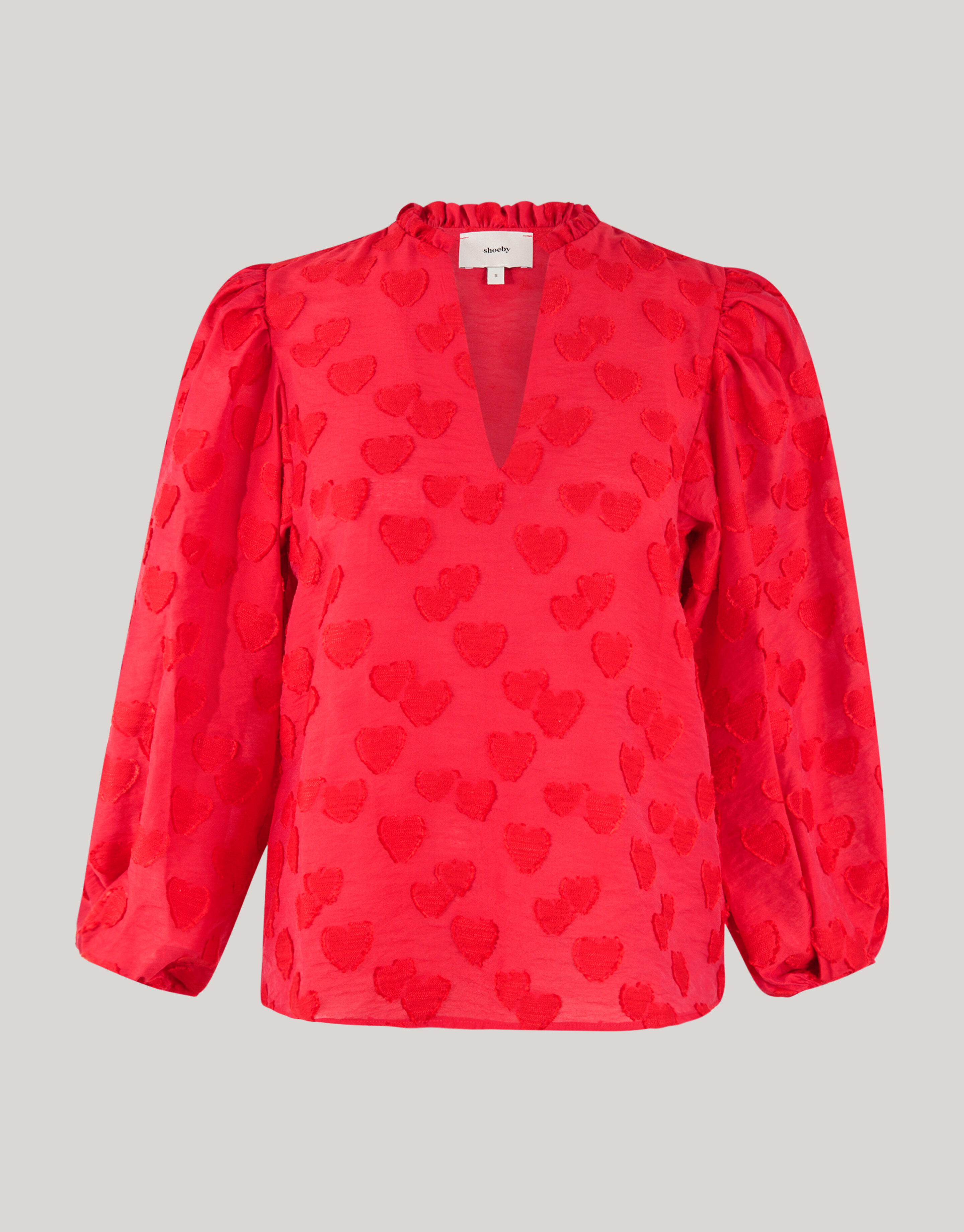 Herzbluse Rot SHOEBY WOMEN