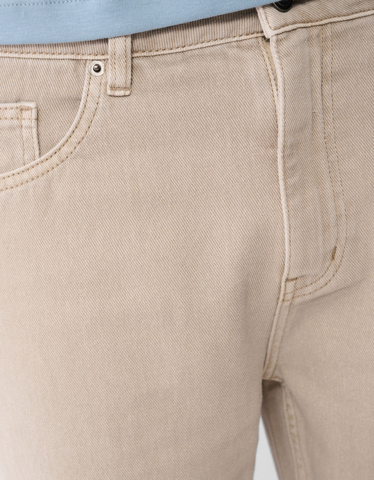 Jeans mit entspannter Passform, hellbraun SHOEBY MEN