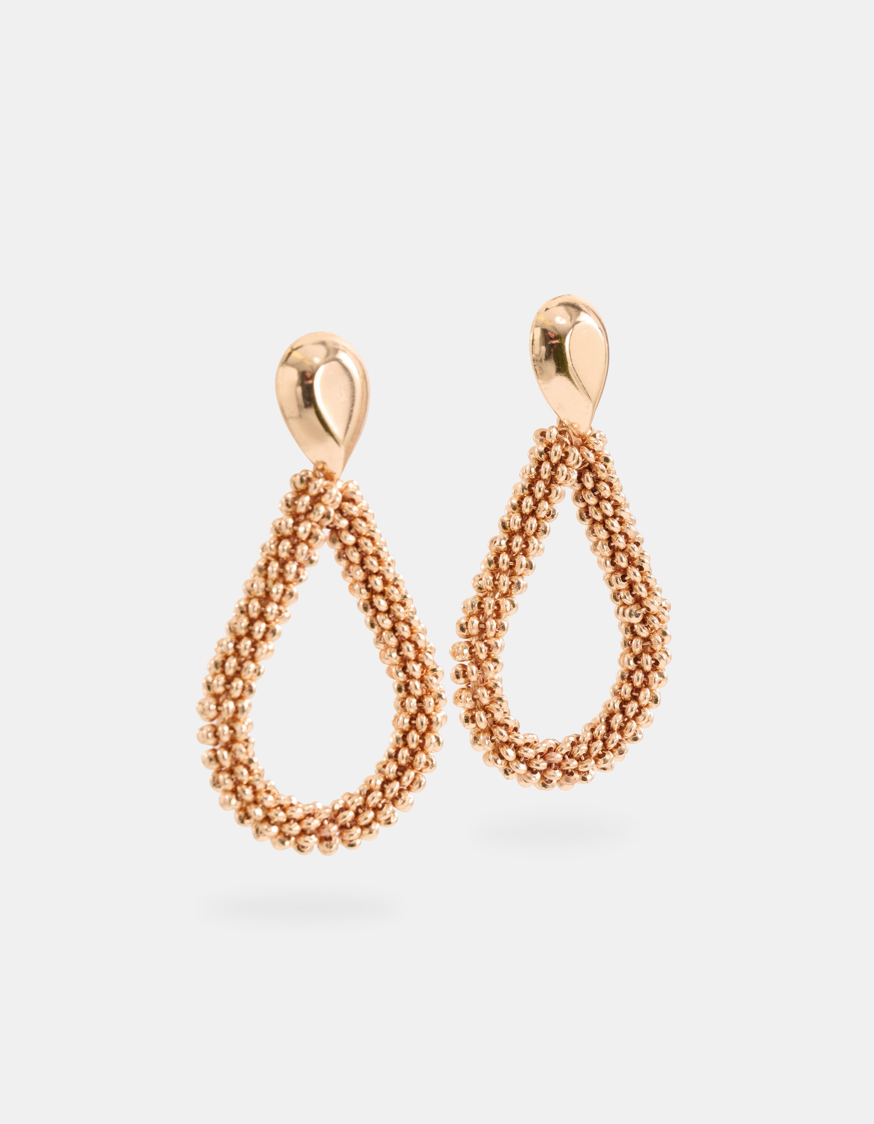 Beaded Druppel Oorbellen Goud SHOEBY ACCESSOIRES