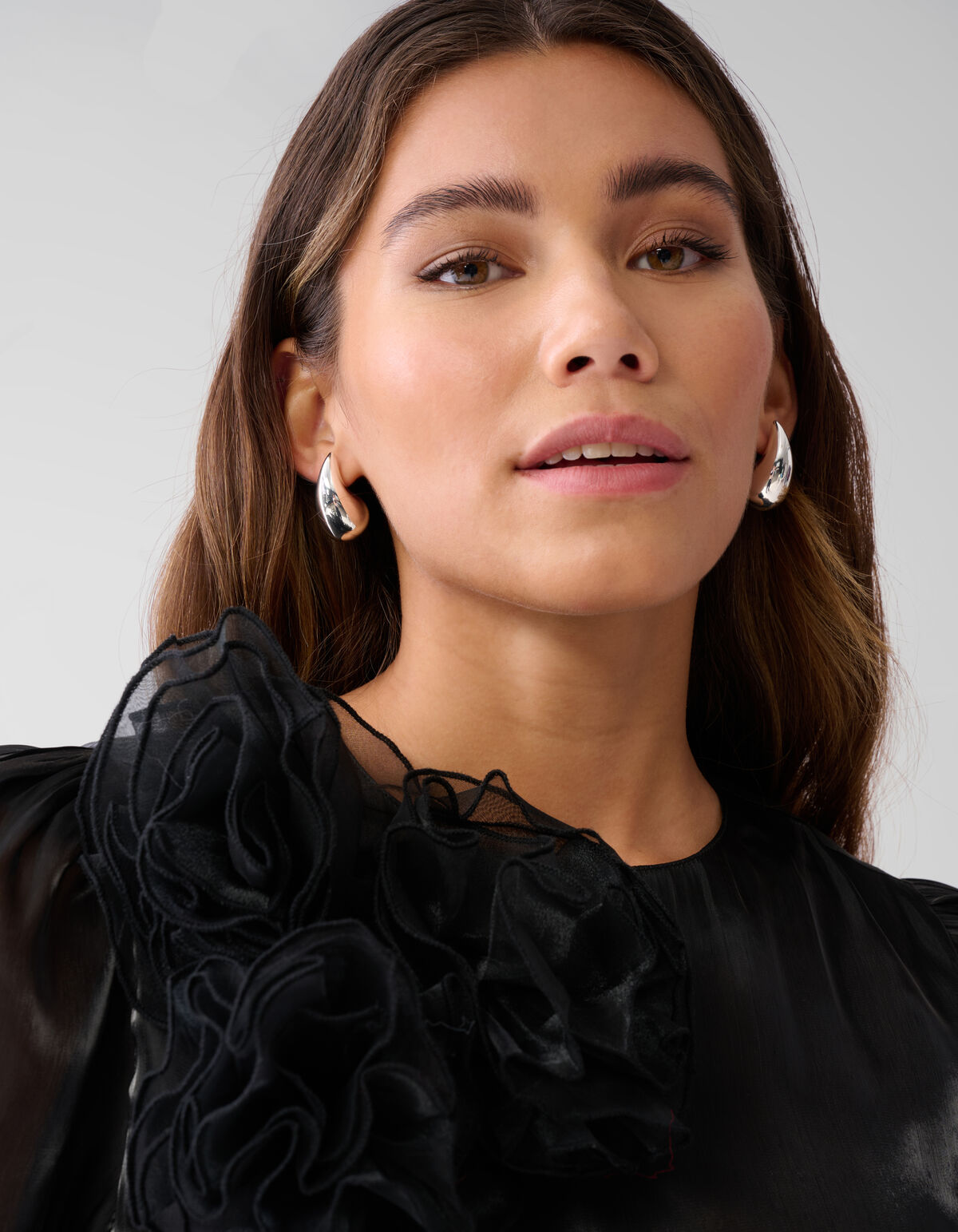 Blumentop Schwarz SHOEBY WOMEN