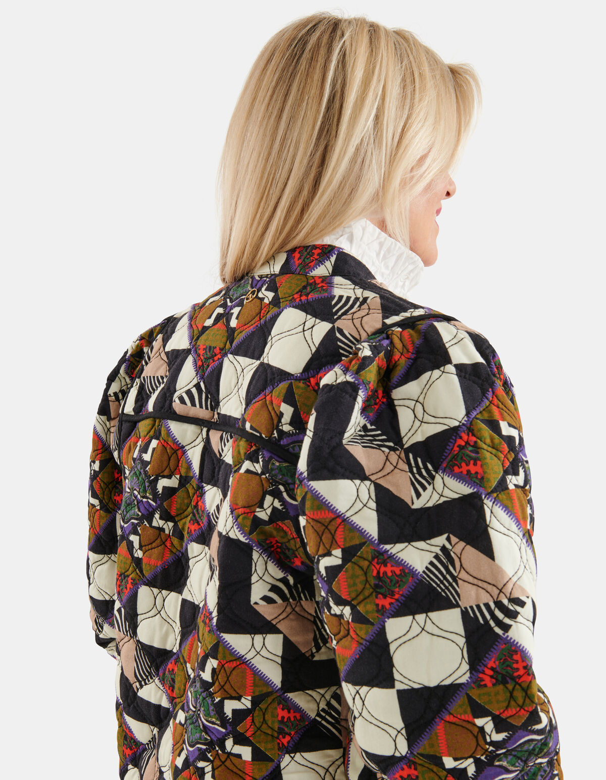 Gesteppte Stickerei-Jacke Off White von Lonneke SHOEBY WOMEN