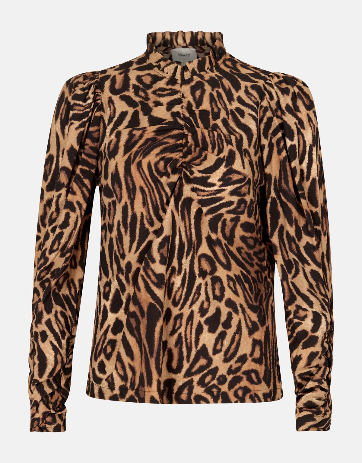 Top mit Puffärmeln im Leopardenmuster SHOEBY WOMEN
