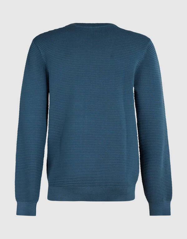 Gerippte Pullover Blau SHOEBY MEN