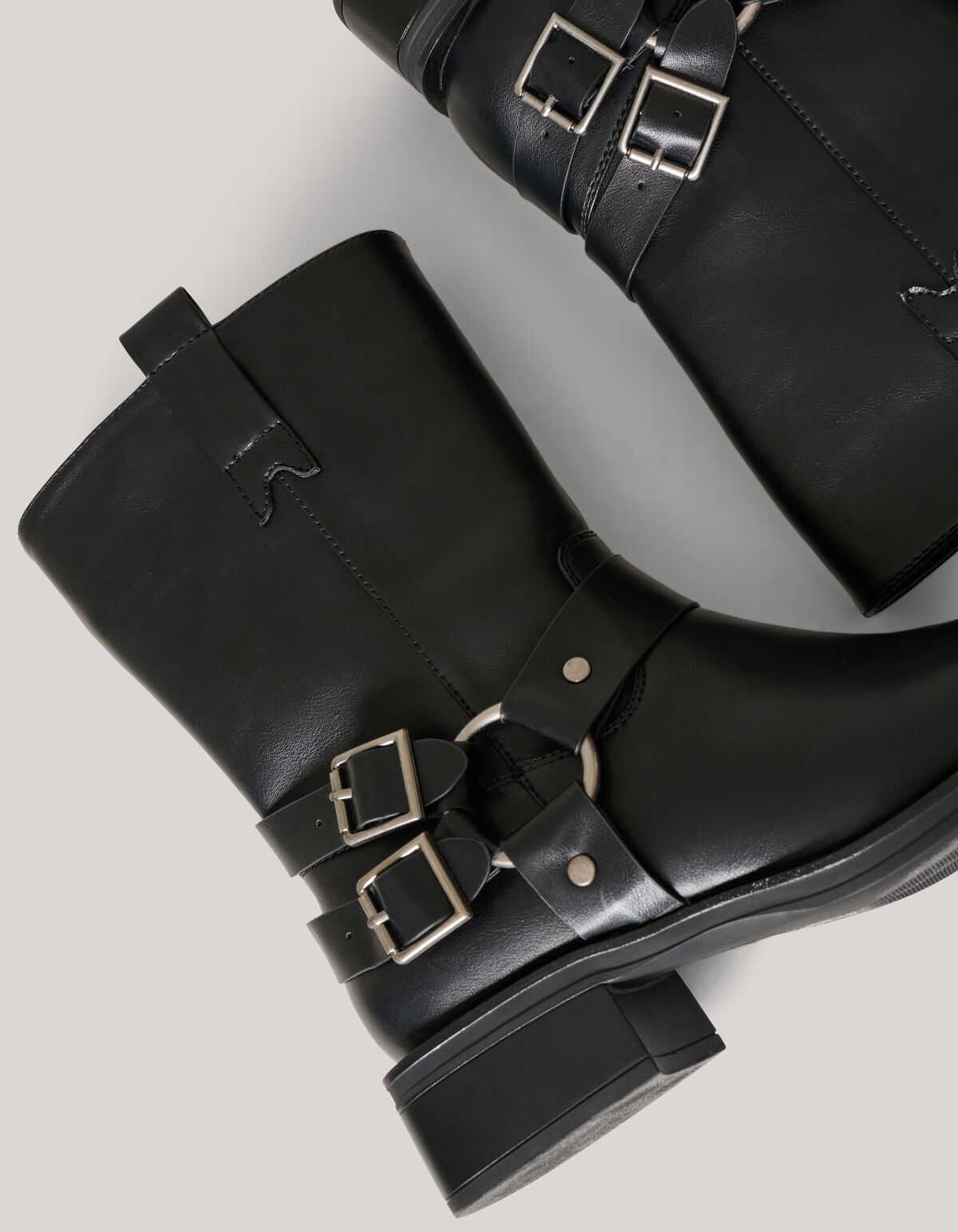 Biker-Stiefel Schwarz SCHOENEN SHOEBY