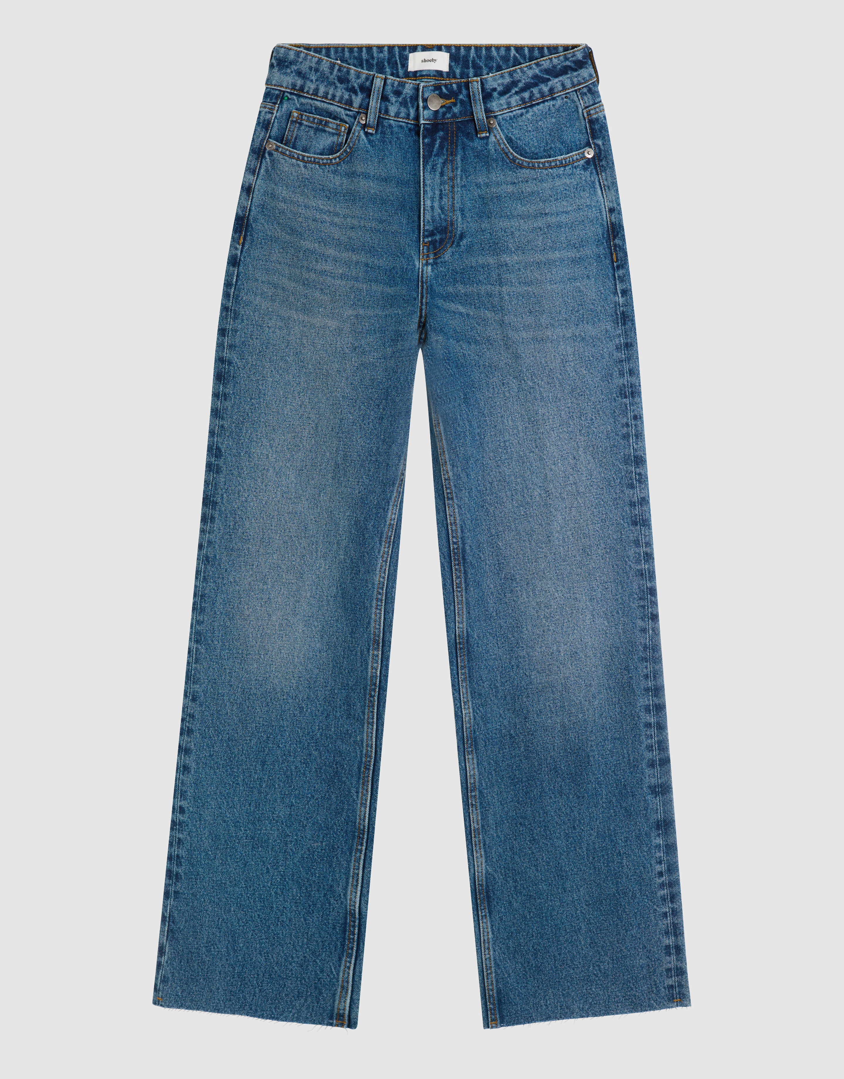 Weit geschnittene Jeans Extra Lang Dunkelblau SHOEBY WOMEN