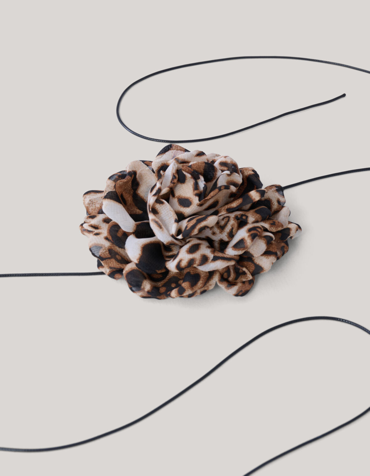 Leopard Korsage Halskette Braun SHOEBY ACCESSOIRES