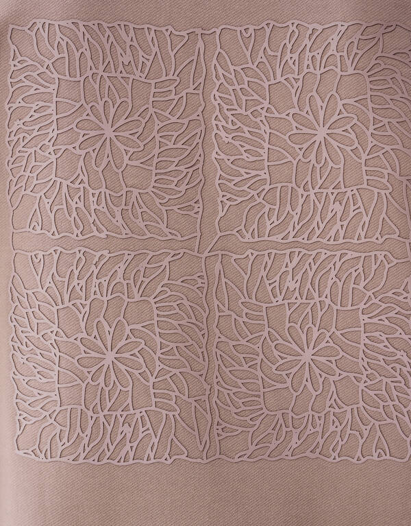 Gehäkeltes T-shirt Hellbraun SHOEBY MEN