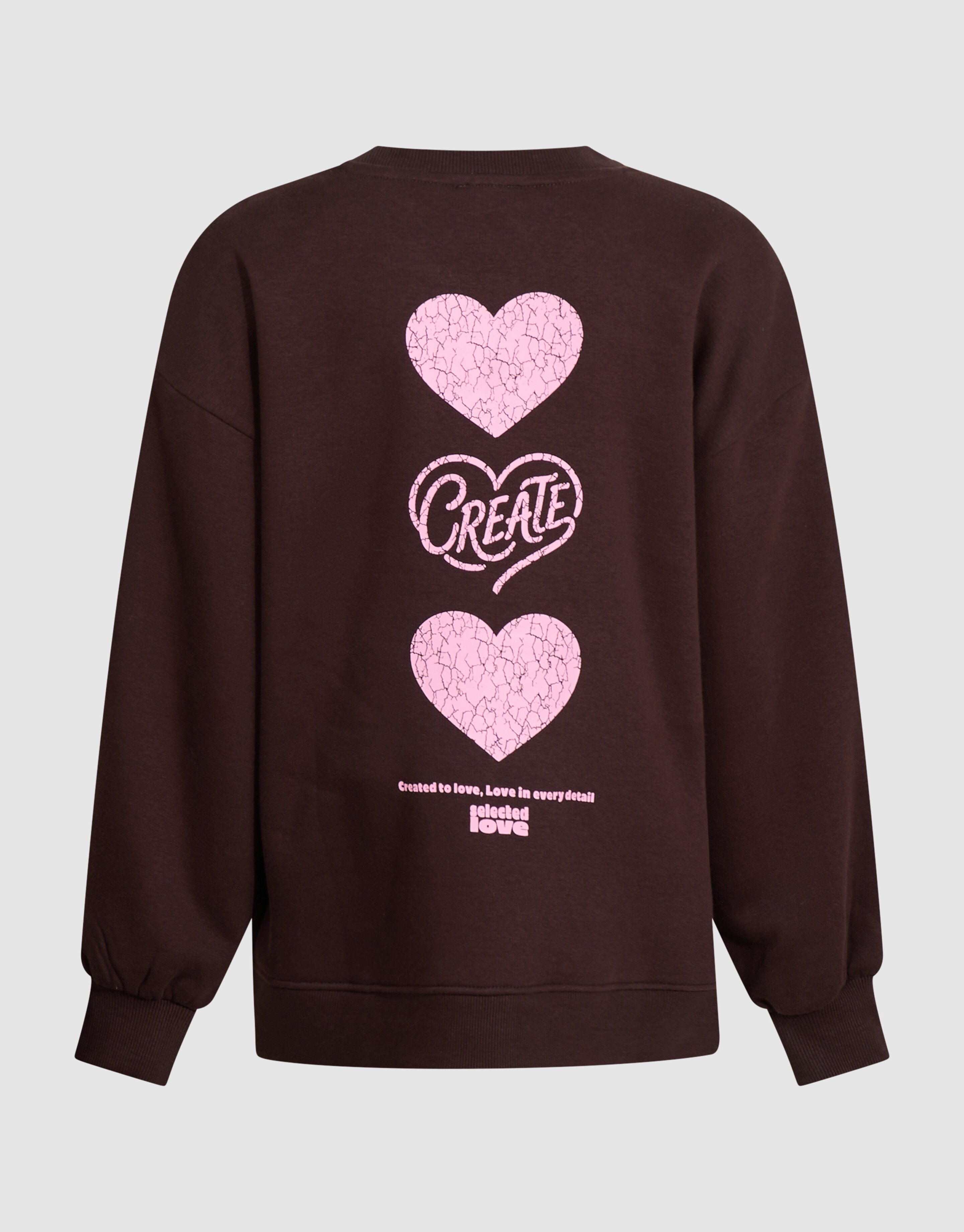 Baseball Artwork Sweatshirt Braun SHOEBY GIRLS