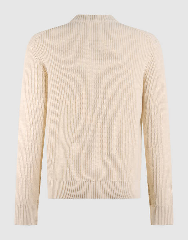 Gestrickte Bomberjacke Sand SHOEBY MEN