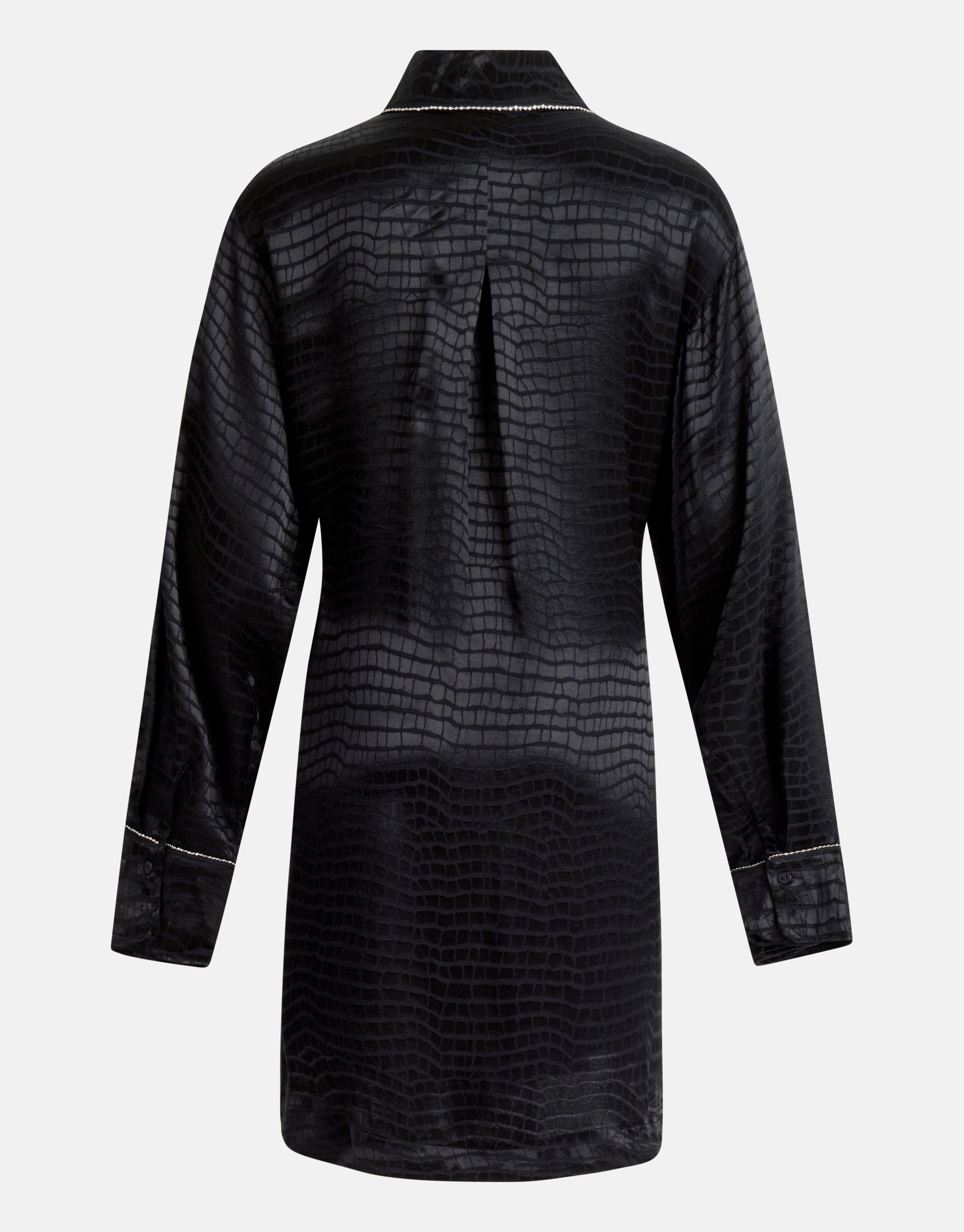 Jacquard Print Kleid Schwarz SHOEBY WOMEN
