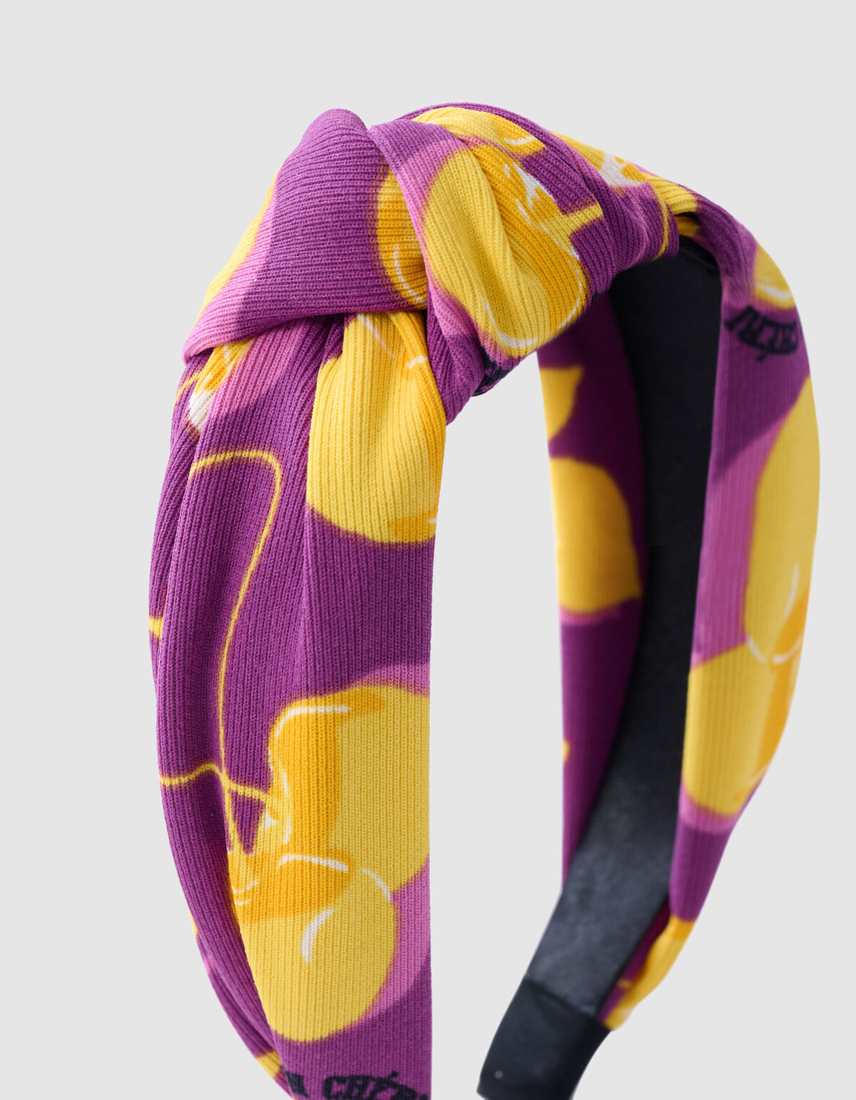 Bedrucktes Haarband Dunkelviolett SHOEBY ACCESSOIRES