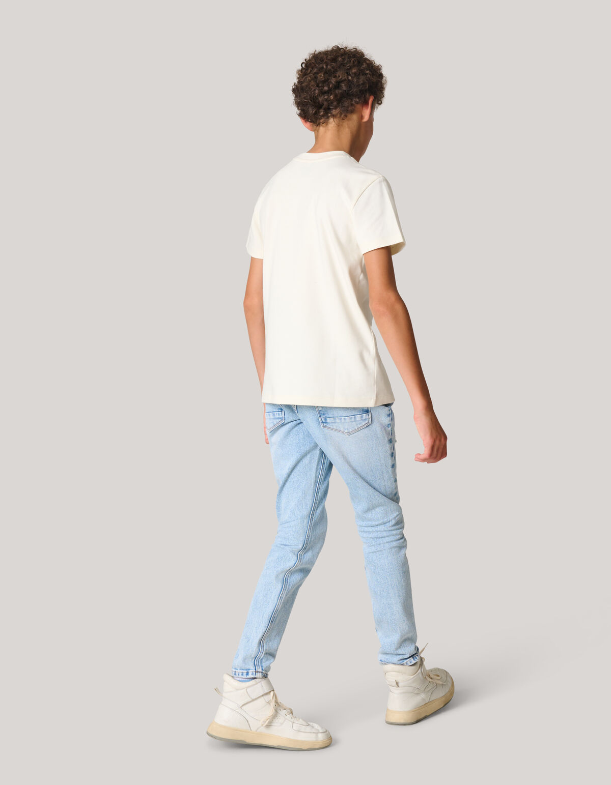 Artwork T-shirt Gebroken Wit SHOEBY BOYS