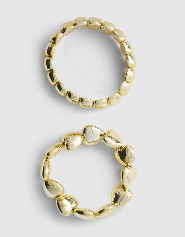 Herzarmbandset Gold SHOEBY ACCESSOIRES