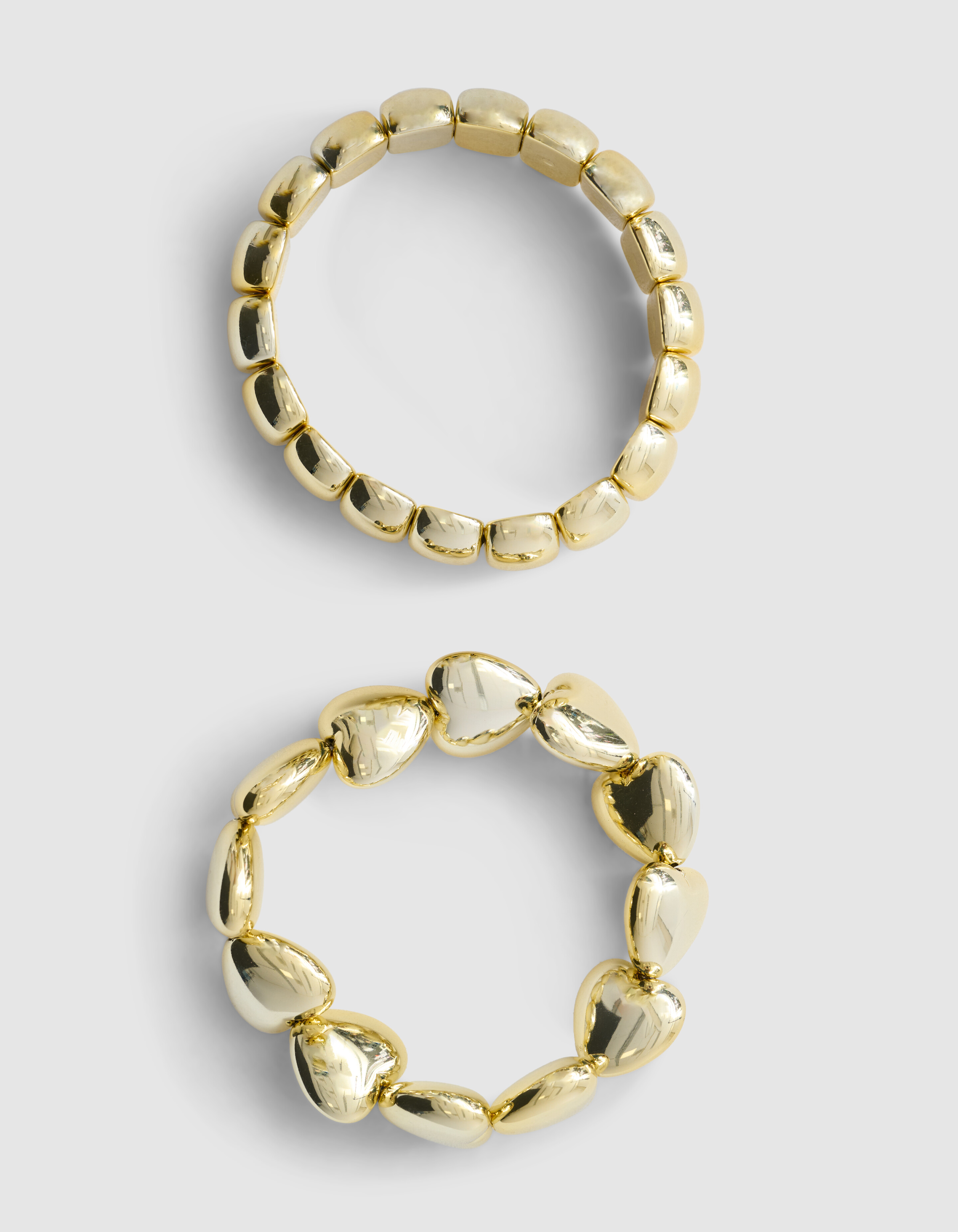 Herzarmbandset Gold SHOEBY ACCESSOIRES