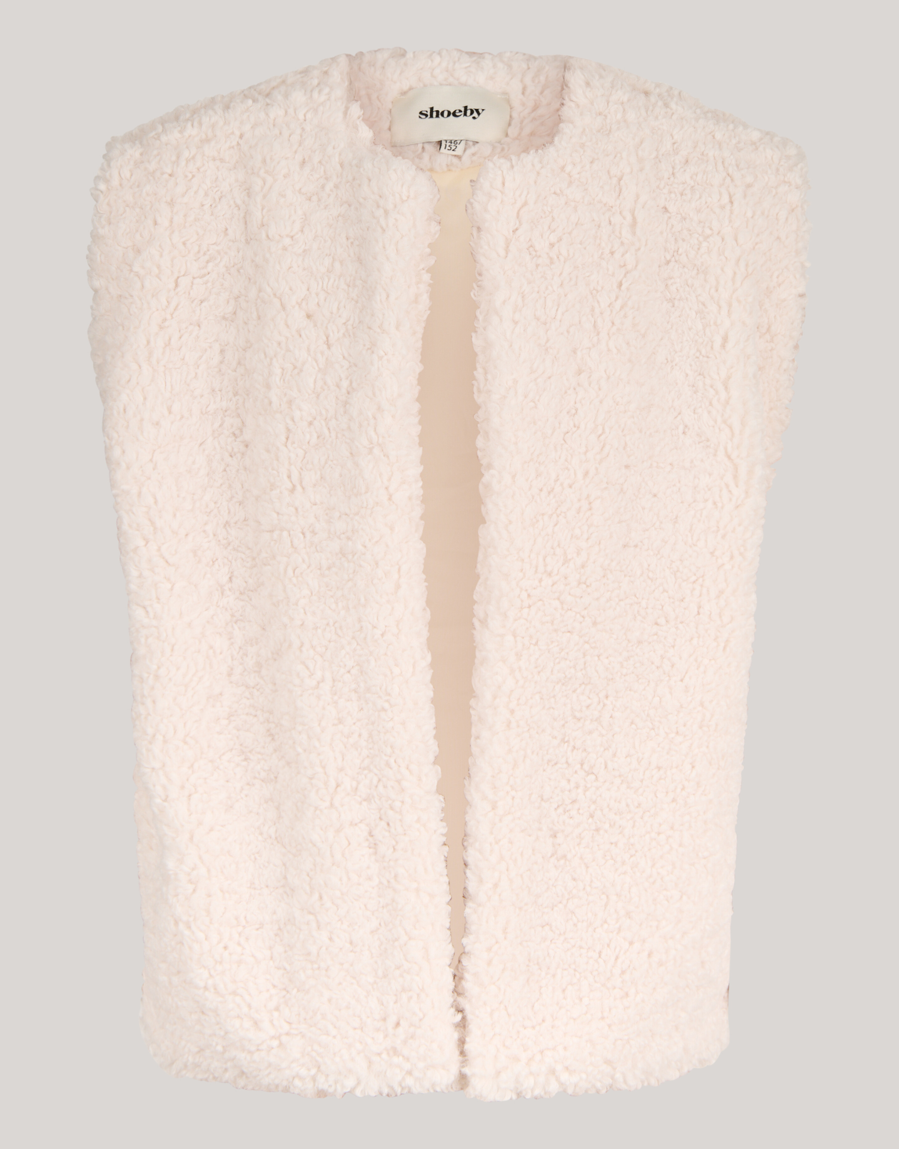 Teddy Gilet Off White SHOEBY GIRLS