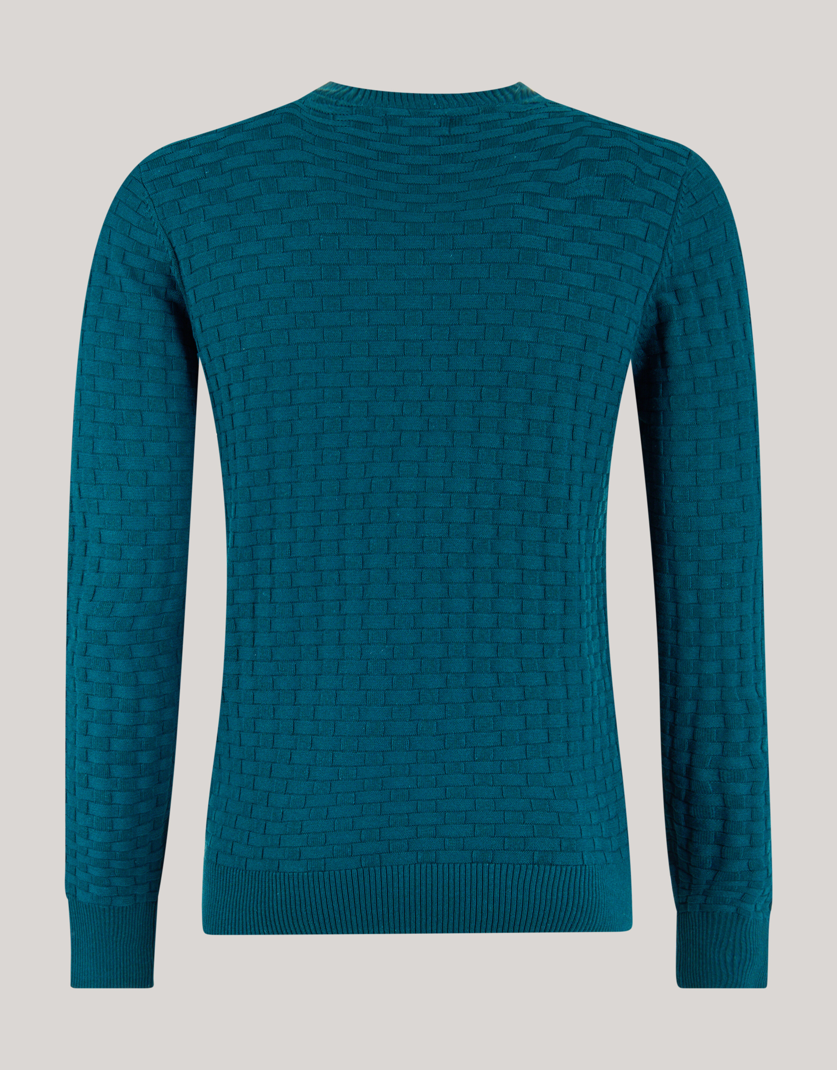 Strukturierter Pullover Dunkelgrün SHOEBY MEN