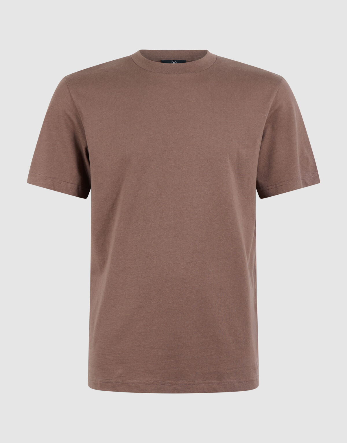 T-Shirt mit gepunktetem Kunstwerk Dunkelbraun SHOEBY MEN